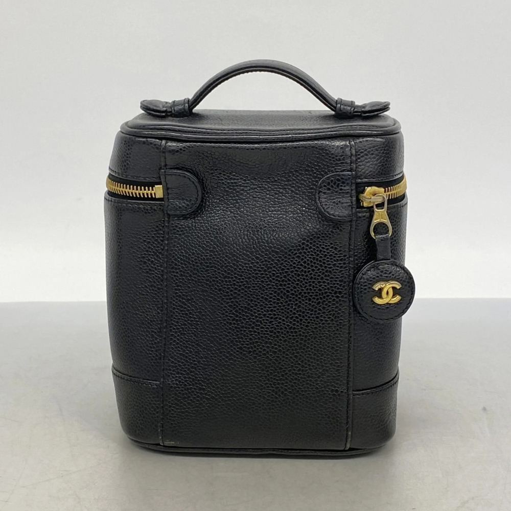 CHANEL Black Caviar Leather Vanity Bag - Picture 10 of 10